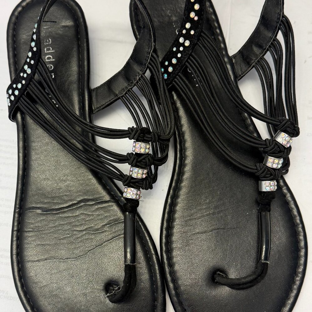 Madden Girl Black strappy Black sandals